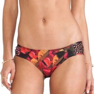 Beach Riot Freemont Bikini Bottom Flamingo nwt‎